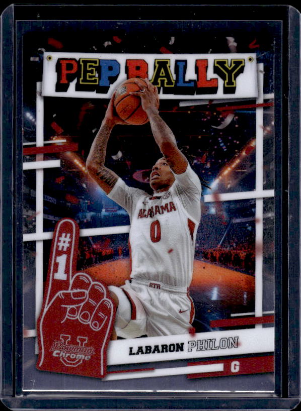 2024-25 Bowman University Chrome #PR-21 Labaron Philon Pep Rally