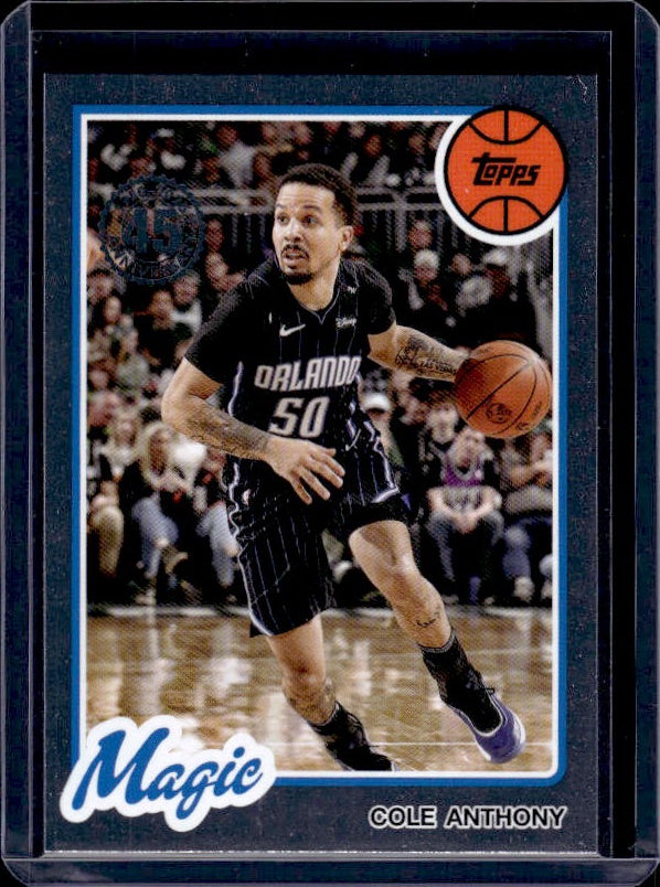 2025-26 Topps #80BK-26 Cole Anthony 1980-81 Topps Basketball