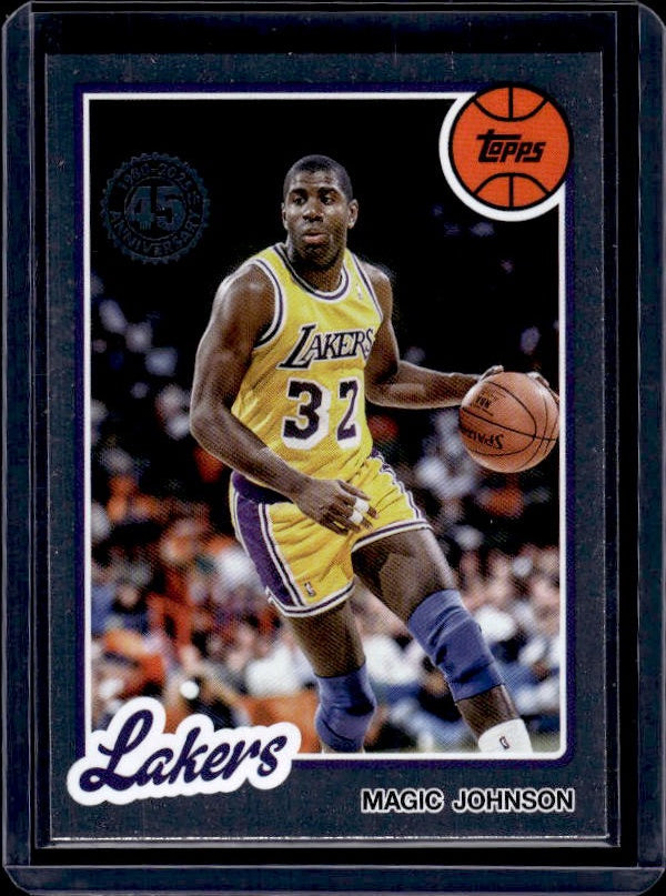 2025-26 Topps #80BK-3 Magic Johnson 1980-81 Topps Basketball