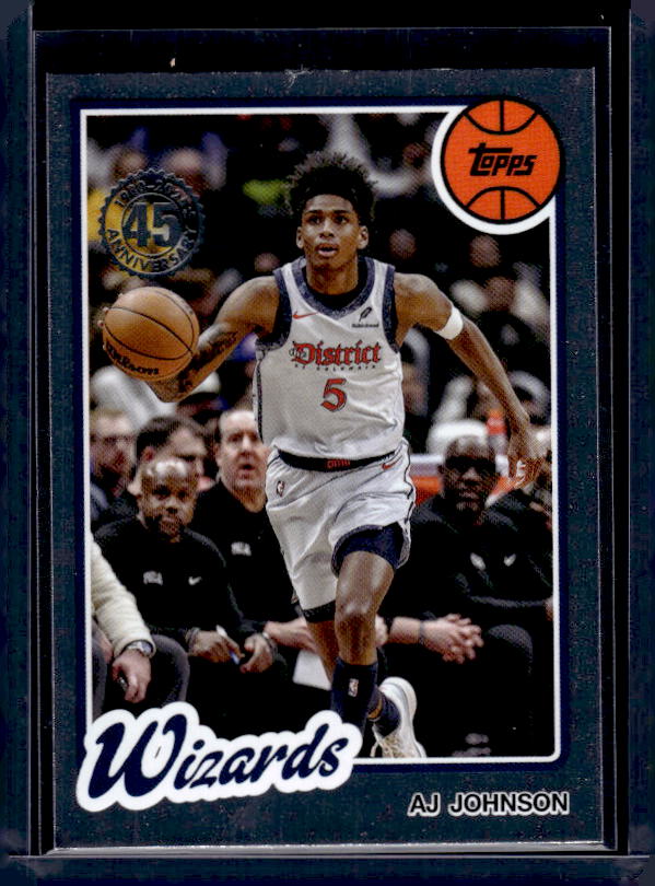 2025-26 Topps #80BK-18 AJ Johnson 1980-81 Topps Basketball