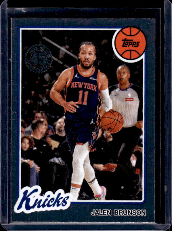 2025-26 Topps #80BK-95 Jalen Brunson 1980-81 Topps Basketball