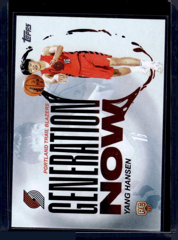 2025-26 Topps #GN-16 Yang Hansen Generation Now