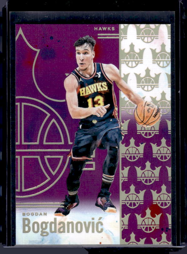2024-25 Panini Court Kings #66 Bogdan Bogdanovic Violet #/49