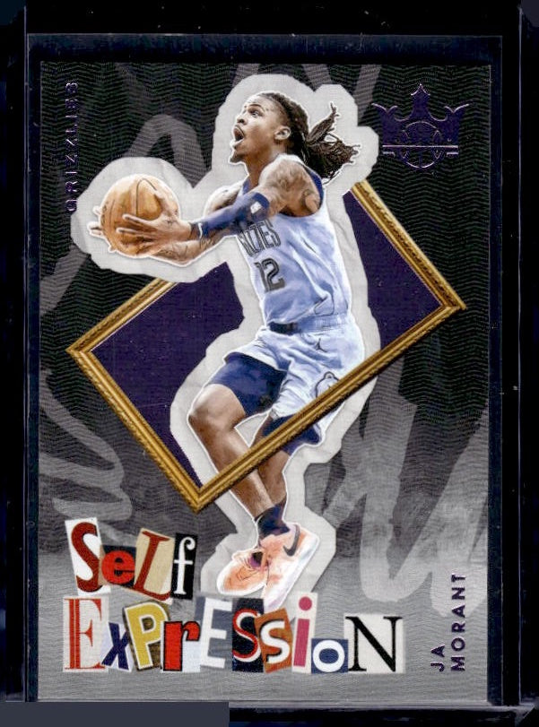 2024-25 Panini Court Kings #24 Ja Morant Self Expression Violet #/49