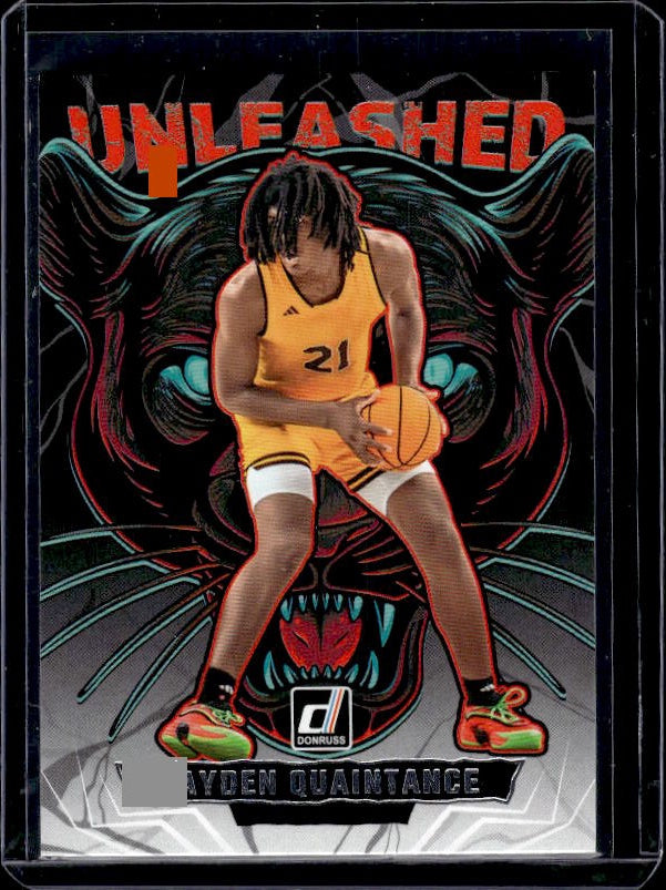 2025-26 Donruss #5 Jayden Quaintance Unleashed
