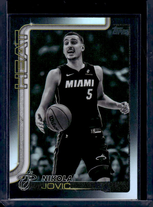 2025-26 Topps #76 Nikola Jović Blackout