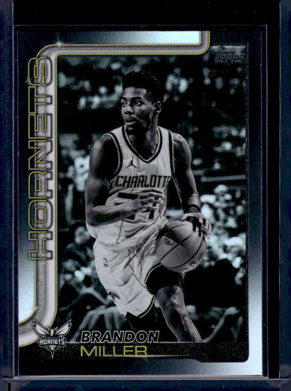 2025-26 Topps #68 Brandon Miller Blackout