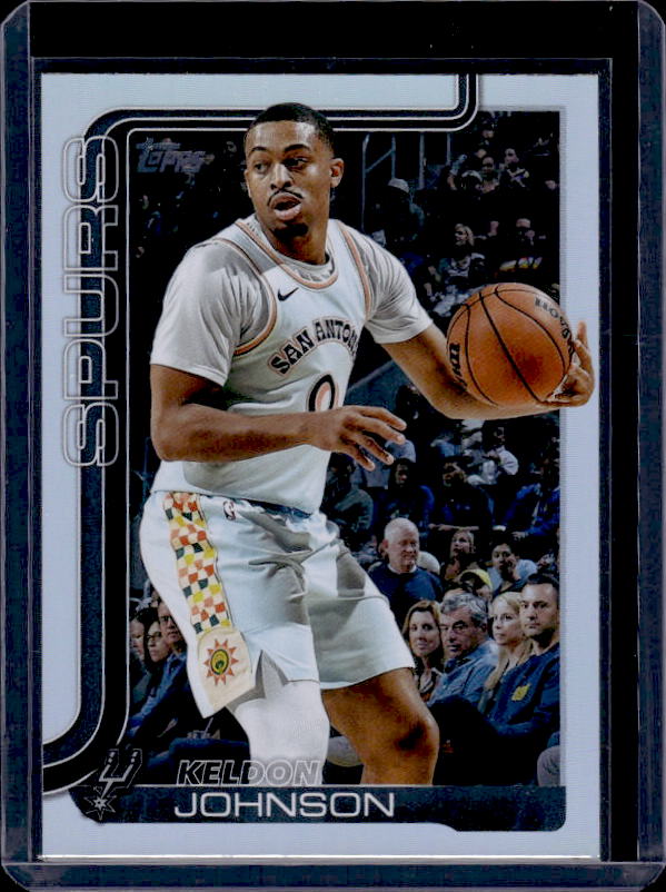 2025-26 Topps #200 Keldon Johnson Rainbow Foilboard