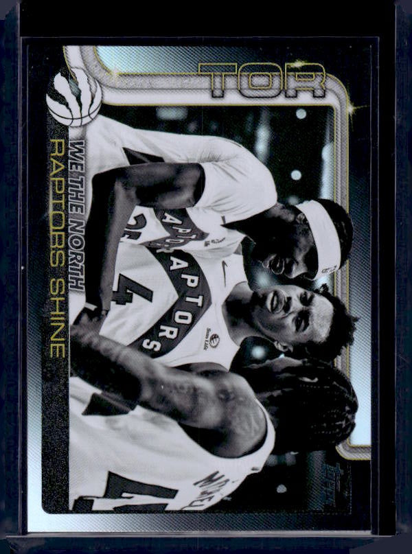 2025-26 Topps #276 We The North: Raptors Shine Blackout