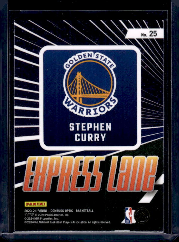 2023-24 Donruss Optic #25 Stephen Curry Express Lane