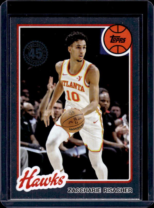 2025-26 Topps #80BK-24 Zaccharie Risacher 1980-81 Topps Basketball