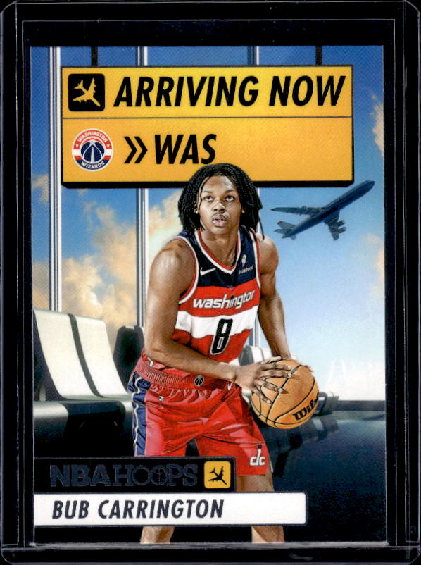 2024-25 Hoops #21 Bub Carrington Arriving Now