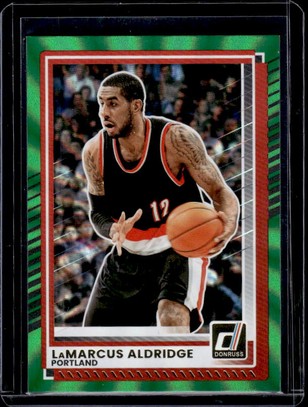 2025-26 Donruss #163 LaMarcus Aldridge Holo Green Laser