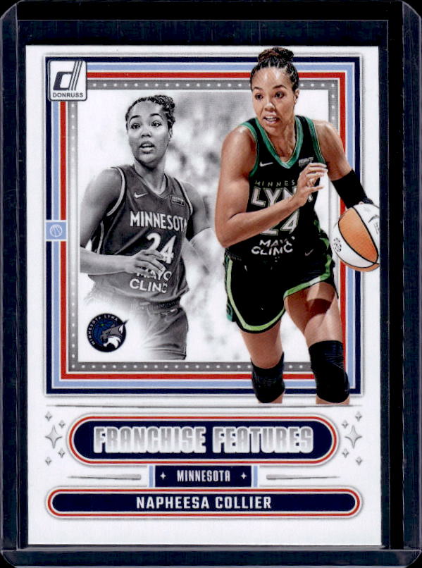 2025 Donruss WNBA #1 Napheesa Collier Franchise Features