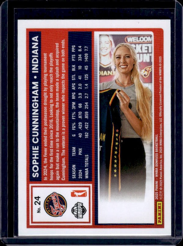 2025 Donruss WNBA #24 Sophie Cunningham