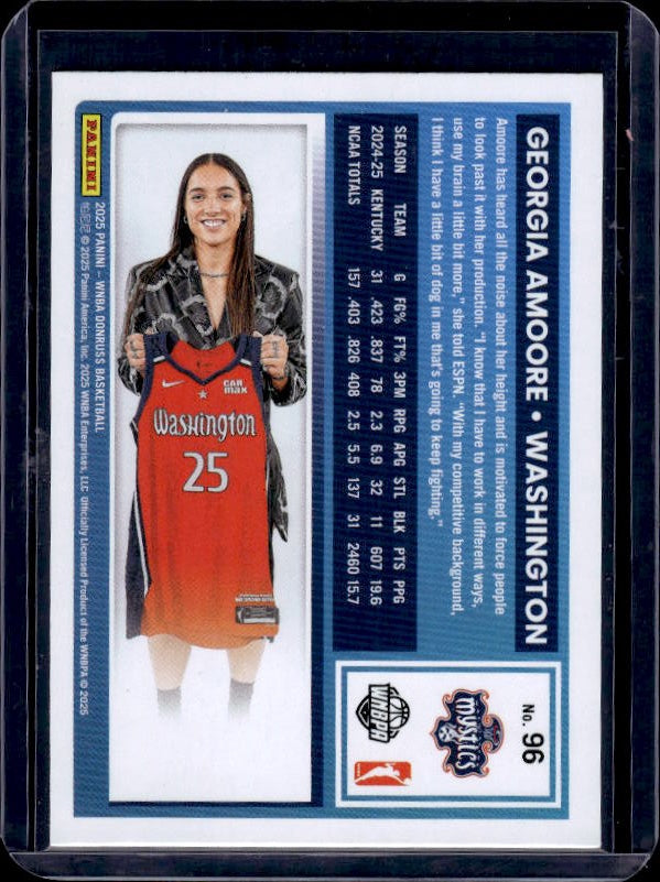 2025 Donruss WNBA #96 Georgia Amoore