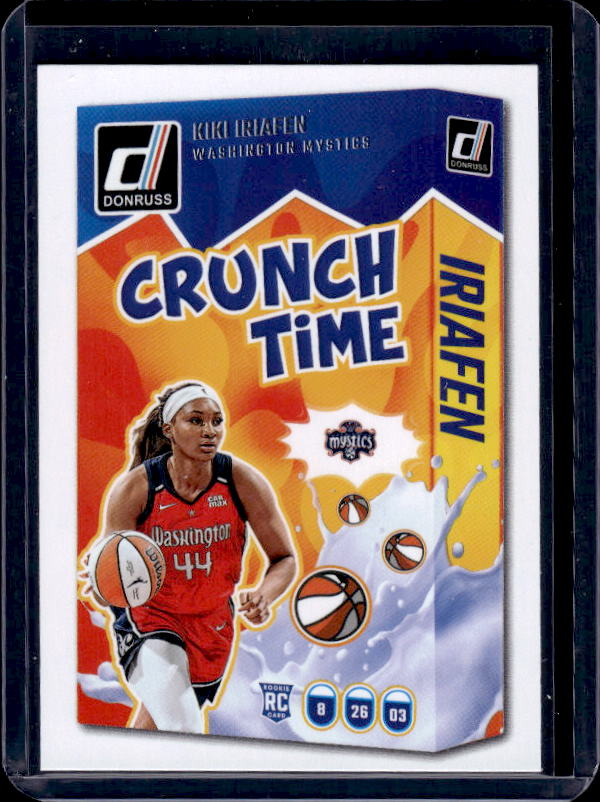 2025 Donruss WNBA #20 Kiki Iriafen Crunch Time