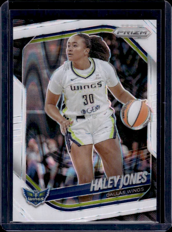 2025 Panini Prizm WNBA #43 Haley Jones White Seismic Prizms