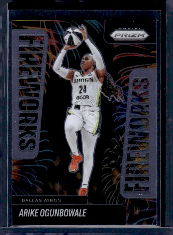 2025 Panini Prizm WNBA #8 Arike Ogunbowale Fireworks