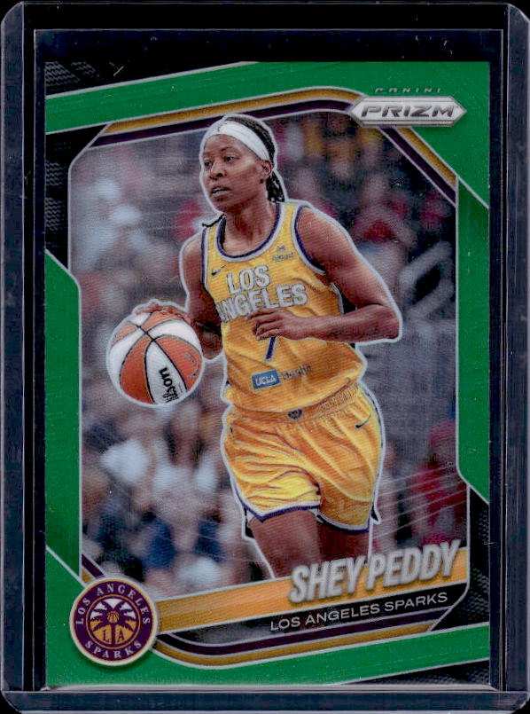 2025 Panini Prizm WNBA #136 Shey Peddy Green Prizms