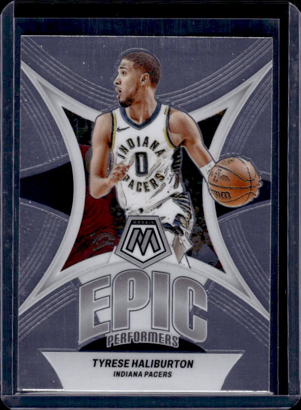 2023-24 Panini Mosaic #4 Tyrese Haliburton Epic Performers