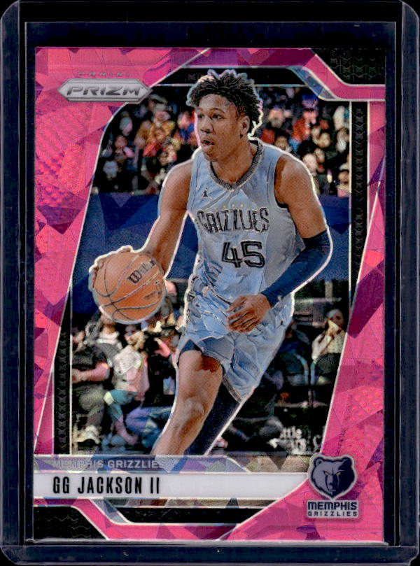 2024-25 Panini Prizm #208 GG Jackson II Prizms Pink Ice