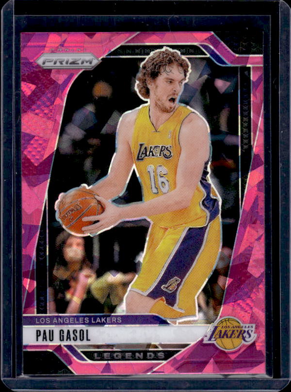 2024-25 Panini Prizm #281 Pau Gasol Prizms Orange Ice