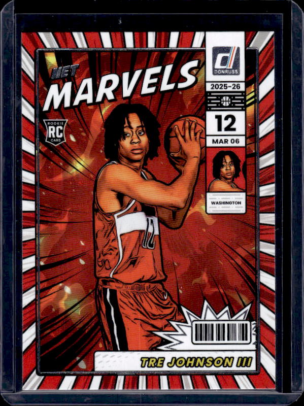 2025-26 Donruss #5 Tre Johnson III Net Marvels