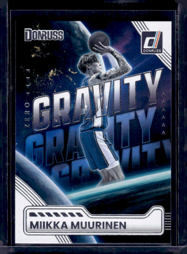2025-26 Donruss #11 Miikka Muurinen Zero Gravity