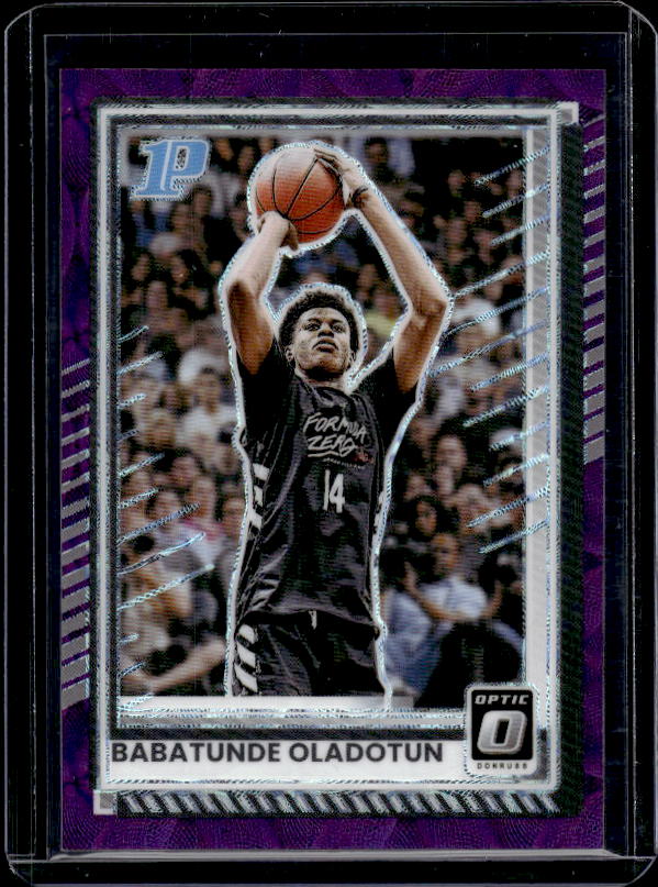 2025-26 Donruss #68 Babatunde Oladotun Optic Purple Scope