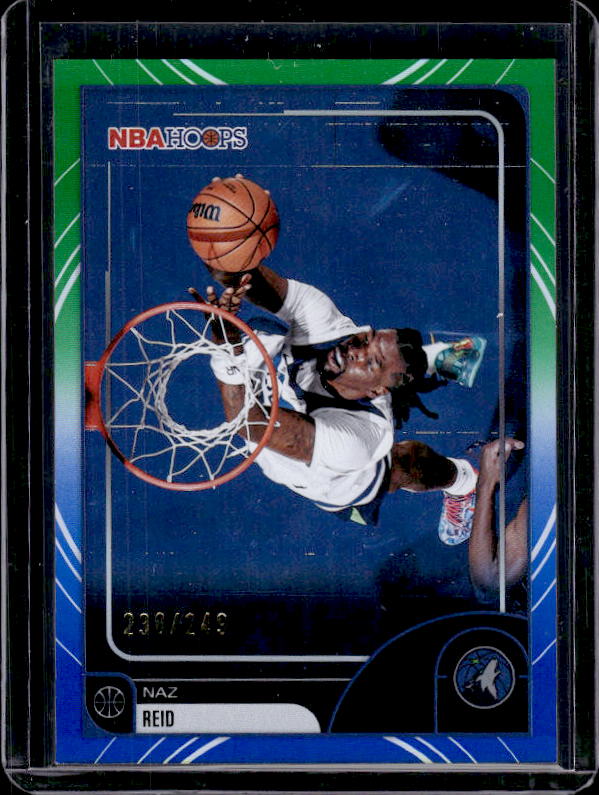 2025-26 Hoops #26 Naz Reid Rainbow Blue and Yellow #/275