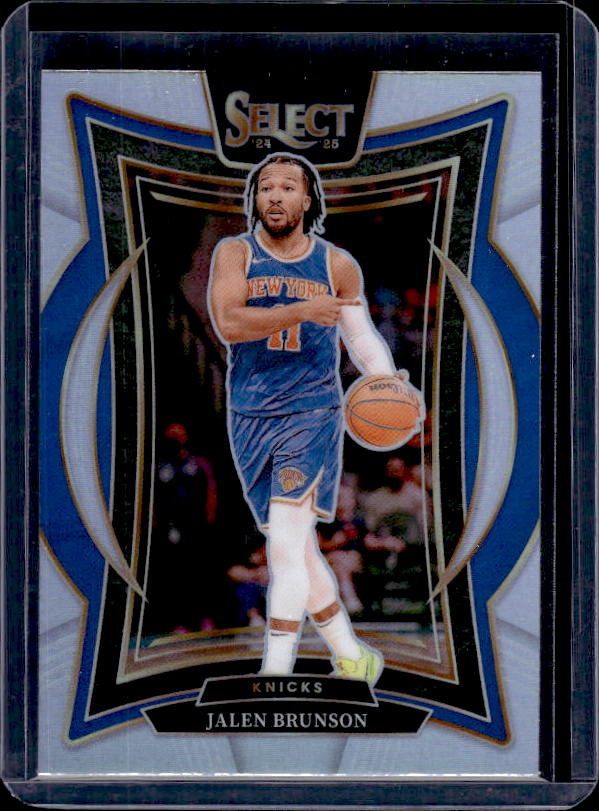 2024-25 Panini Select #42 Jalen Brunson Silver Prizm