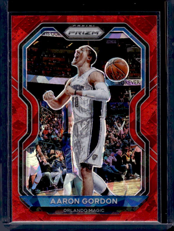 2020-21 Panini Prizm #148 Aaron Gordon Red Ice Prizms