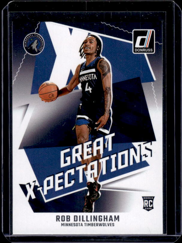 2024-25 Donruss #17 Rob Dillingham Great X-Pectations
