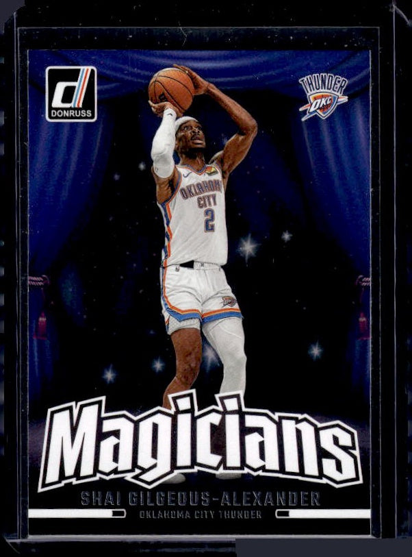 2024-25 Donruss #3 Shai Gilgeous-Alexander Magicians