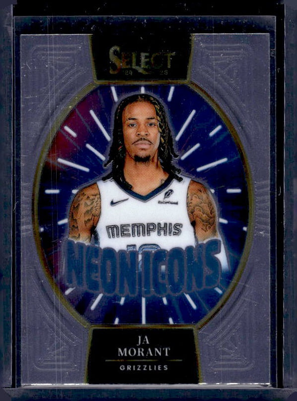 2024-25 Panini Select #9 Ja Morant Neon Icons