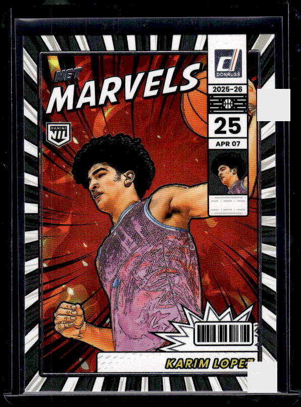 2025-26 Donruss #20 Karim Lopez Net Marvels