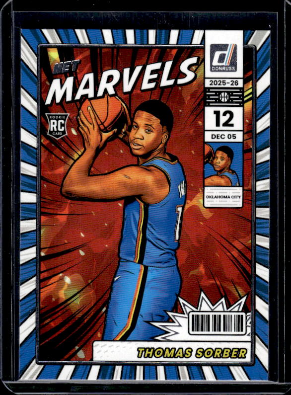 2025-26 Donruss #9 Thomas Sorber Net Marvels