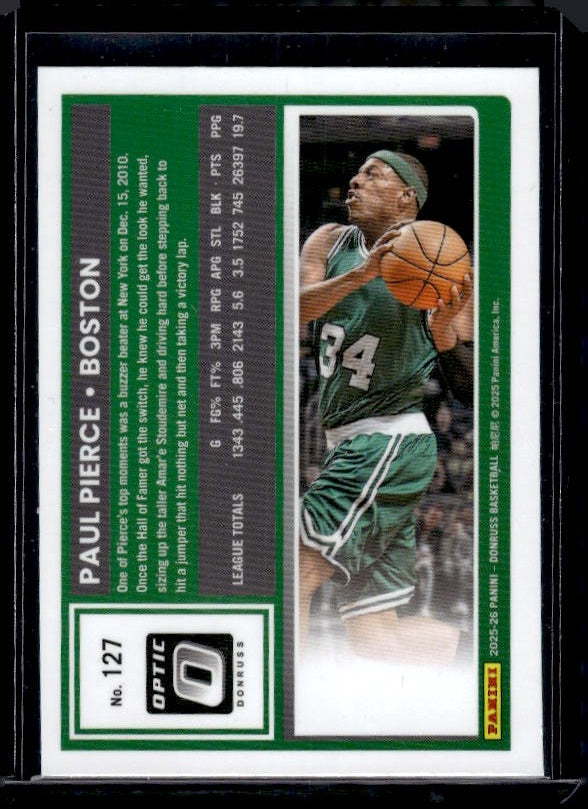 2025-26 Donruss #127 Paul Pierce Optic