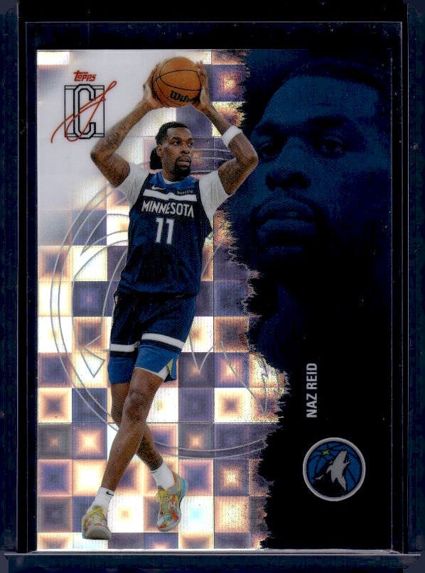 2025-26 Topps Signature Class #46 Naz Reid Chrome Pandora Refractors