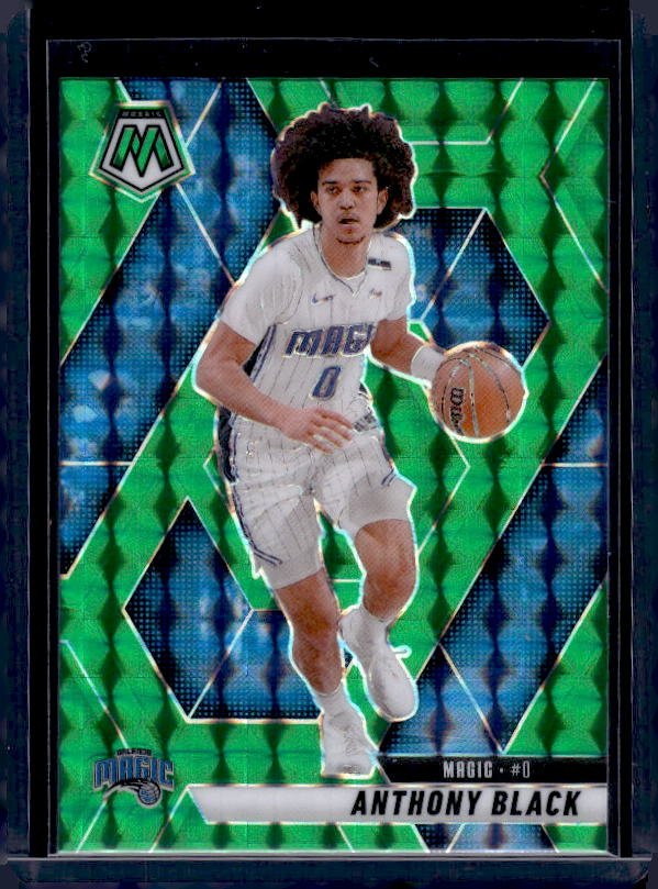 2024-25 Panini Mosaic #76 Anthony Black Green Mosaic