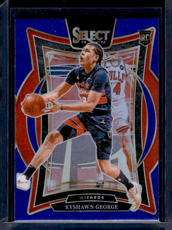 2024-25 Panini Select #85 Kyshawn George Blue Prizm