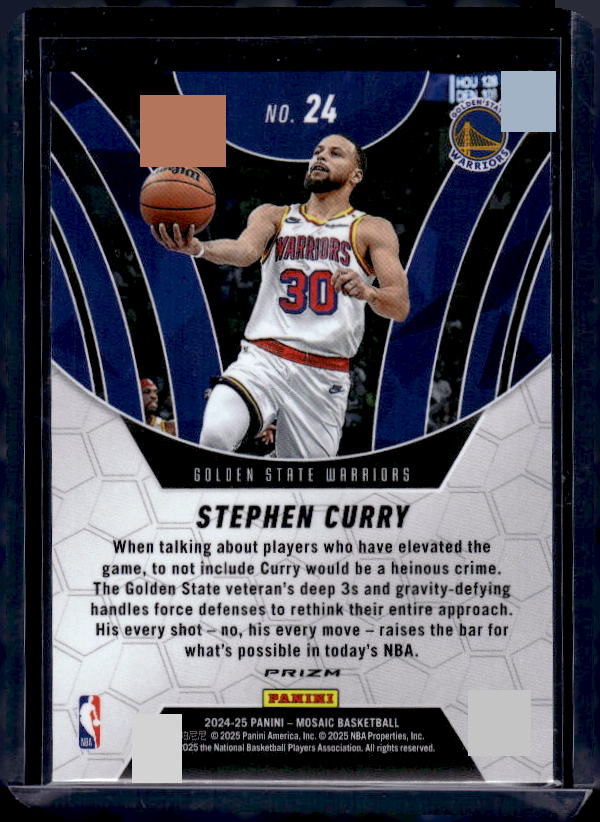 2023-24 Panini Mosaic #6 Stephen Curry Elevate Mosaic