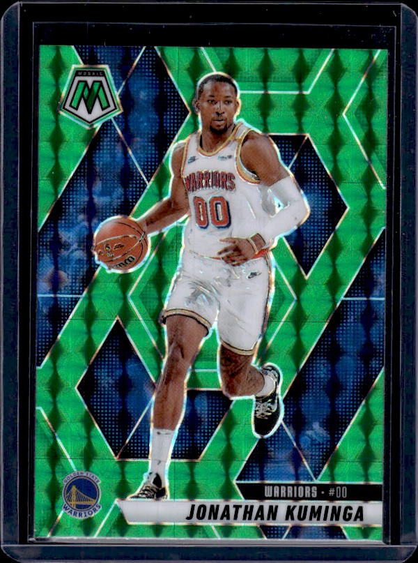 2024-25 Panini Mosaic #193 Jonathan Kuminga Green Mosaic