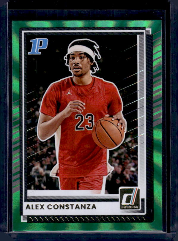 2025-26 Donruss #83 Alex Constanza Holo Green Laser
