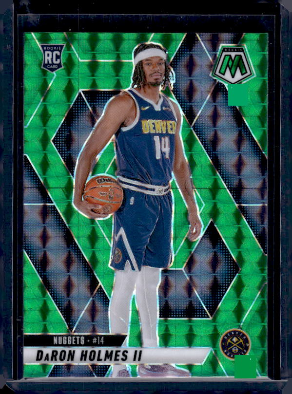 2024-25 Panini Mosaic #250 DaRon Holmes II Green Mosaic