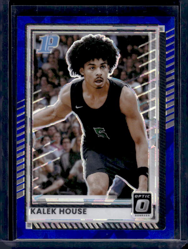 2025-26 Donruss #74 Kalek House Optic Blue Cracked Ice
