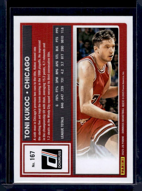 2025-26 Donruss #167 Toni Kukoc Holo Green Laser
