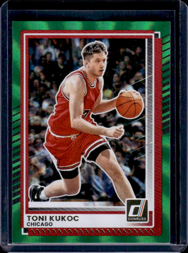 2025-26 Donruss #167 Toni Kukoc Holo Green Laser