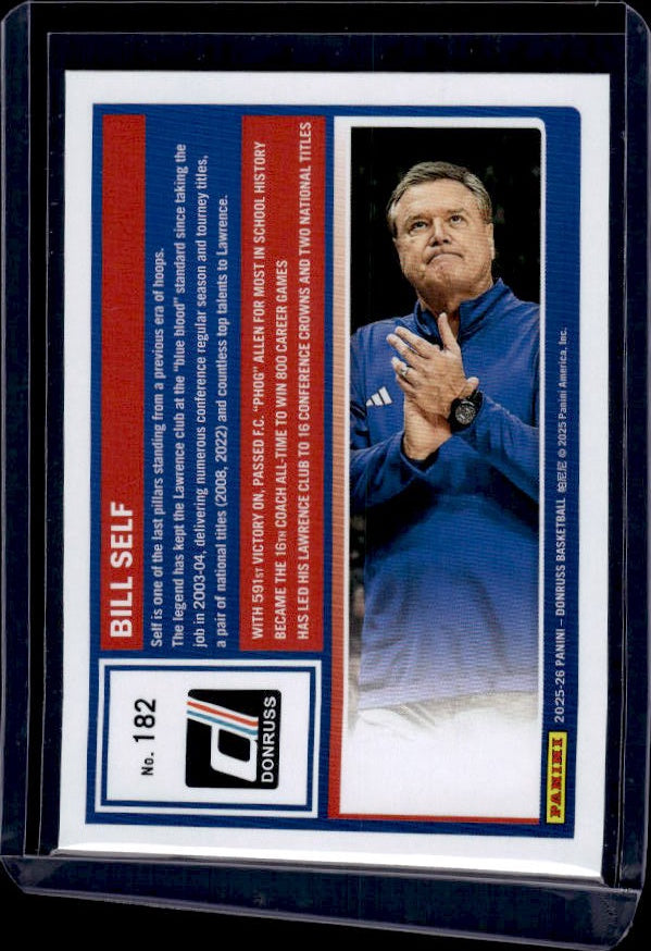 2025-26 Donruss #182 Bill Self